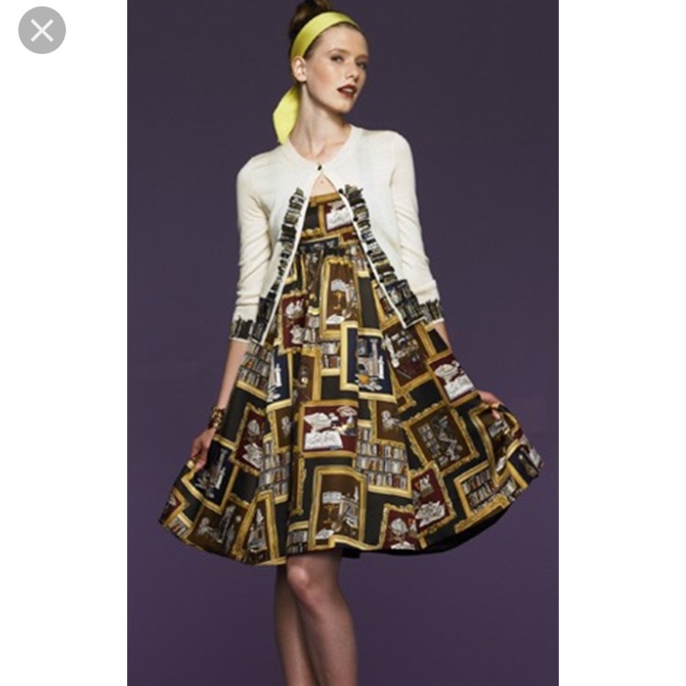 J crew library book dress collection rare